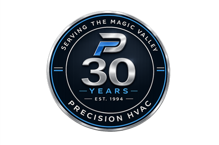 Precision HVAC heritage badge