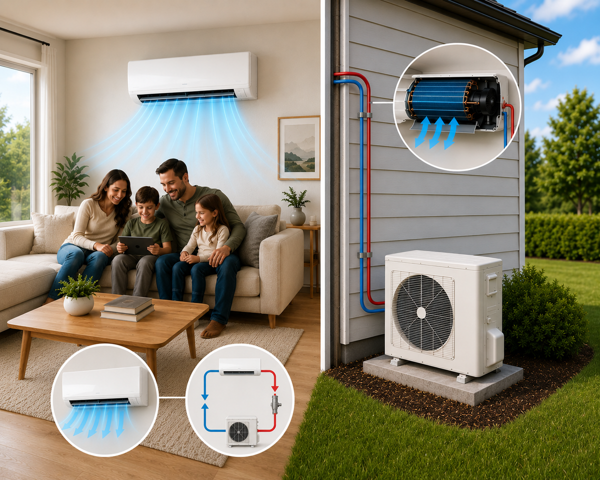 Comfort for the rooms ductwork forgot